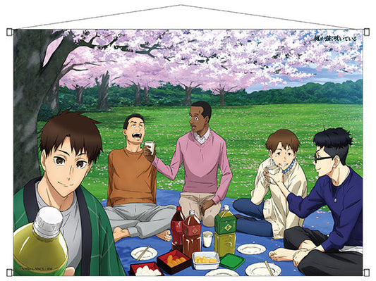 Kaze ga Tsuyoku Fuiteiru Wall Scroll /Ohanami (Haiji, other), Decorative Tapestries, animota