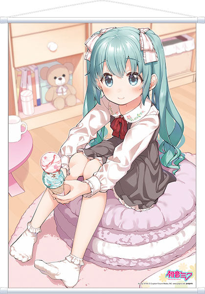 Hatsune Miku Series B2 Wall Scroll Hatsune Miku Kusakashi, Decorative Tapestries, animota