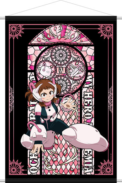 My Hero Academia Stained Glass-style Wall Scroll Ochaco Uraraka, Decorative Tapestries, animota