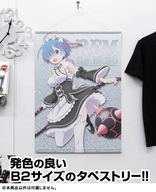 Re:ZERO -Starting Life in Another World- Rem B2 Wall Scroll, Decorative Tapestries, animota