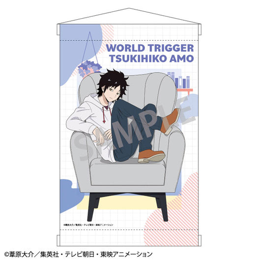 World Trigger A4 Wall Scroll Tsukihiko Amo / Chair