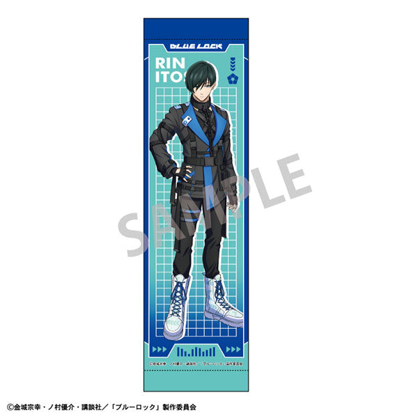 Bluelock Mini Wall Scroll Rin Itoshi Cyberpunk