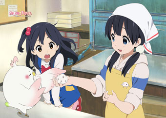 Tamako Market - B1 Wall Scroll: Tamako & Anko & Dera, Decorative Tapestries, animota