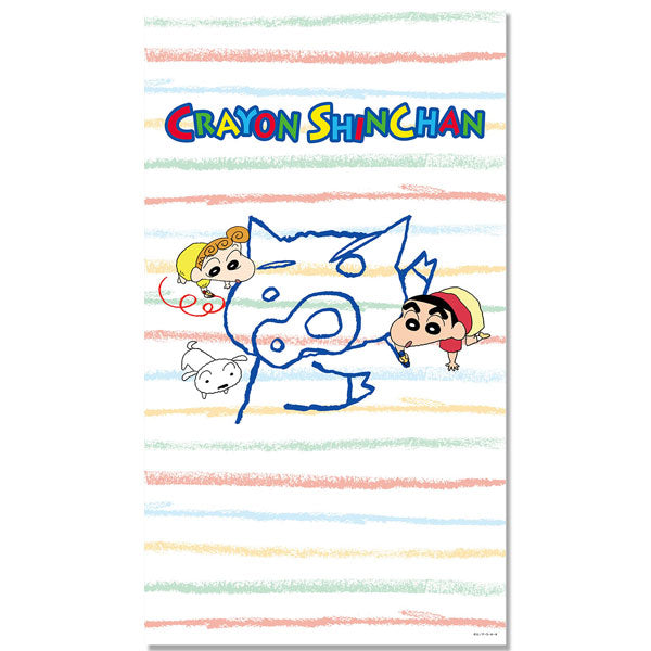 Crayon Shin-chan Multipurpose Wall Scroll Split Curtain Buriburizaemon, Decorative Tapestries, animota