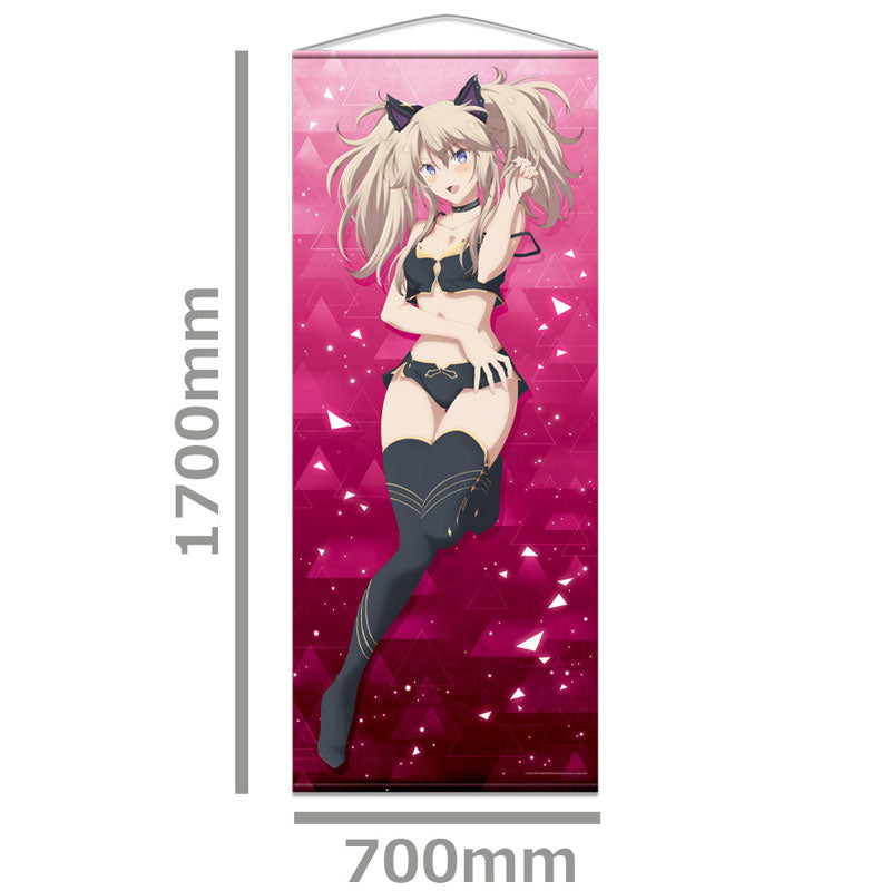 The Misfit of Demon King Academy II Almost Life-size Wall Scroll B [Sasha Necron] New Illustration, Decorative Tapestries, animota