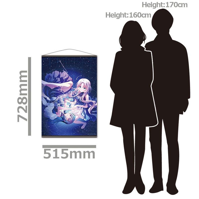 Hoshikuzu Telepath B2 Wall Scroll B [Umika & Yu], Decorative Tapestries, animota