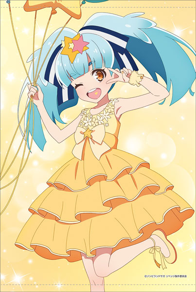 Zombie Land Saga Revenge New Illustration B2 Wall Scroll Dress ver. (6) Lily Hoshikawa