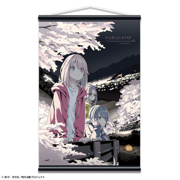 Yuru Camp SEASON3 B2 Wall Scroll Design 03 (Group), Decorative Tapestries, animota