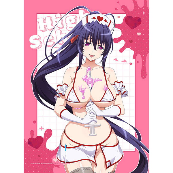 High School D x D HERO New Illustration B2 Wall Scroll (Akeno Himejima / White Nurse) Double Suede(Pre-order)