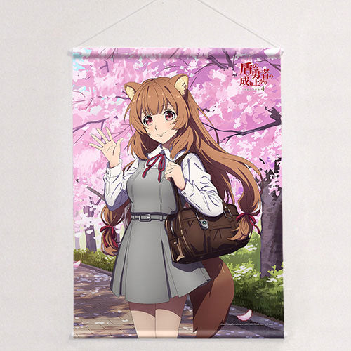 The Rising of the Shield Hero Season 4 New Illustration B2 Wall Scroll (Raphtalia / School Style) Double Suede(Pre-order)