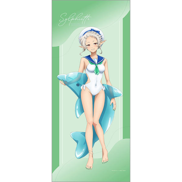 Mushoku Tensei: Jobless Reincarnation II -Isekai Ittara Honki Dasu- New Illustration Jumbo Wall Scroll (Sylphiette / Marine Sailor Swimsuit)(Pre-order)