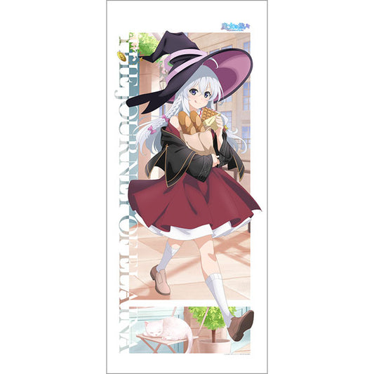 Wandering Witch: The Journey of Elaina New Illustration Jumbo Wall Scroll (Elaina / Walk & Eat)(Pre-order)