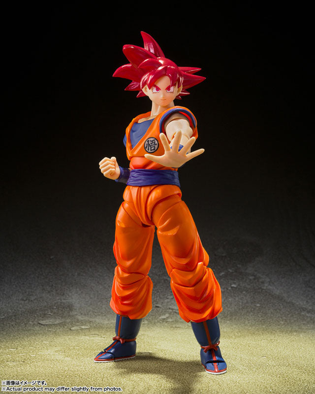 S.H.Figuarts Super Saiyan God Son Goku -The Saiyan God of Righteousness- "Dragon Ball Super" | animota