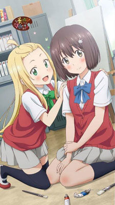 This Art Club Has a Problem! - Multipurpose Wall Scroll Split Curtain, Decorative Tapestries, animota