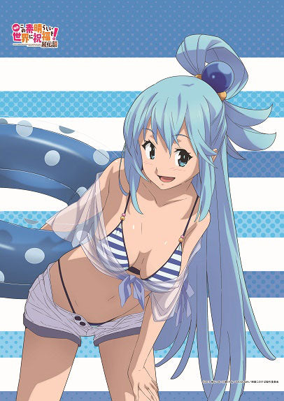 KonoSuba New Illustration Aqua B2 Wall Scroll, Decorative Tapestries, animota