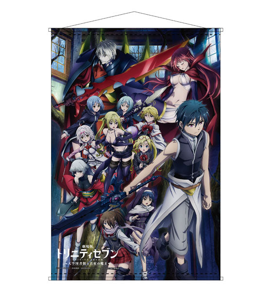 Movie Trinity Seven -Heavens Library & Crimson Lord- B2 Wall Scroll, Decorative Tapestries, animota