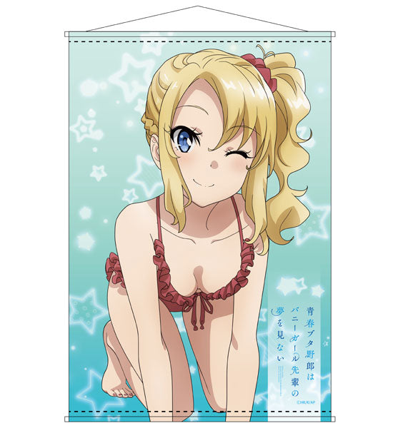 Seishun Buta Yarou wa Bunny Girl Senpai no Yume wo Minai B2 Wall Scroll Nodoka Toyohama, Decorative Tapestries, animota