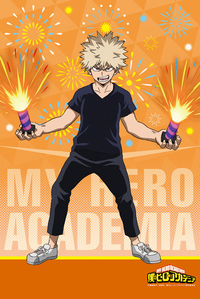 TV Anime "My Hero Academia" B2 Wall Scroll (2) Katsuki Bakugo, Decorative Tapestries, animota