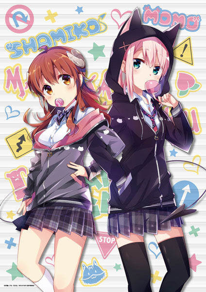 The Demon Girl Next Door B2 Wall Scroll Yuuko & Momo (Original ver.), Decorative Tapestries, animota