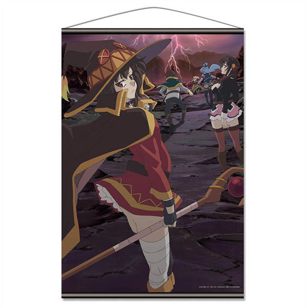 Movie KonoSuba: God's Blessing on this Wonderful World! Kurenai Densetsu B2 Wall Scroll A Teaser Visual, Decorative Tapestries, animota