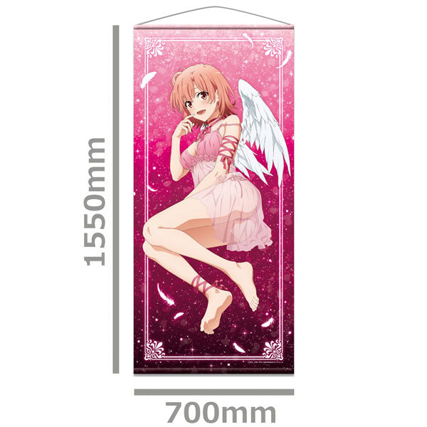 My Teen Romantic Comedy SNAFU. Completion Almost Life-size Wall Scroll B [Yui Yuigahama Angel ver.], Decorative Tapestries, animota