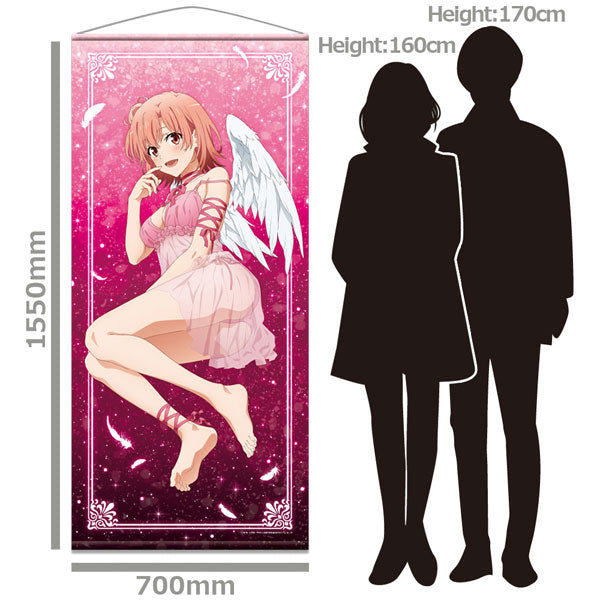 My Teen Romantic Comedy SNAFU. Completion Almost Life-size Wall Scroll B [Yui Yuigahama Angel ver.], Decorative Tapestries, animota