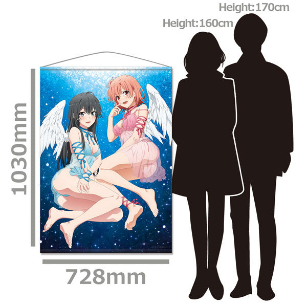 My Teen Romantic Comedy SNAFU. Completion B1 Wall Scroll C [Yukino & Yui Angel ver.], Decorative Tapestries, animota