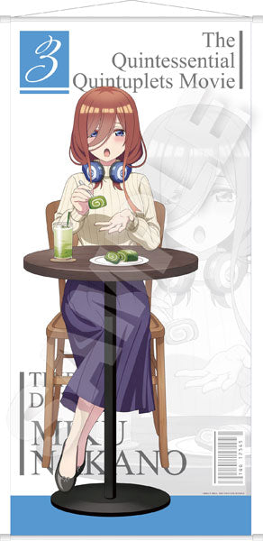 Movie The Quintessential Quintuplets Big Wall Scroll Miku Nakano Lunch Date ver., Decorative Tapestries, animota