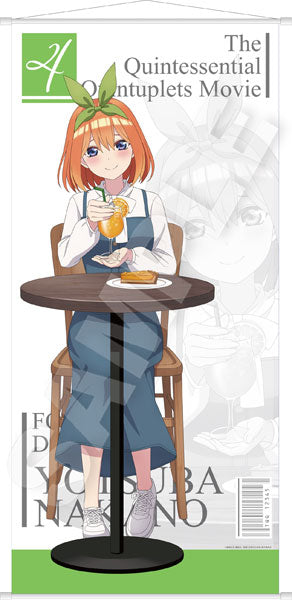 Movie The Quintessential Quintuplets Big Wall Scroll Yotsuba Nakano Lunch Date ver., Decorative Tapestries, animota