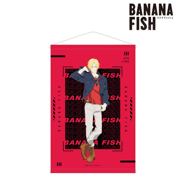 BANANA FISH New Illustration Ash Lynx Denim ver. Wall Scroll, Decorative Tapestries, animota