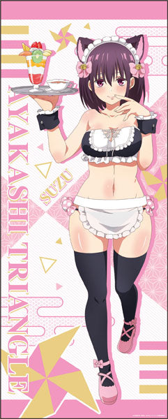 TV Anime "Ayakashi Triangle" New Illustration Life-size Wall Scroll [Swimsuit Maid ver.] (2) Suzu Kanade, Decorative Tapestries, animota