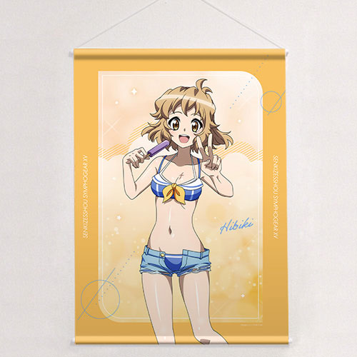 Senki Zesshou Symphogear XV New Illustration B2 Wall Scroll (Hibiki / Marine Sailor Swimsuit) Double Suede(Pre-order)