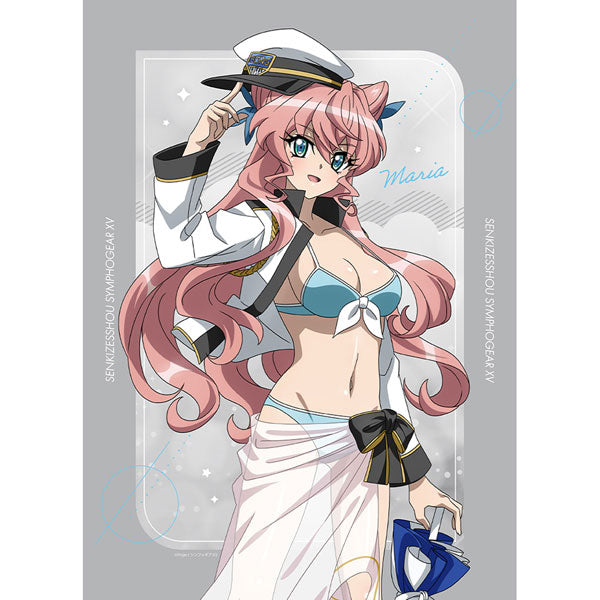 Senki Zesshou Symphogear XV New Illustration B2 Wall Scroll (Maria / Marine Sailor Swimsuit) Double Suede(Pre-order)