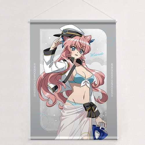 Senki Zesshou Symphogear XV New Illustration B2 Wall Scroll (Maria / Marine Sailor Swimsuit) Double Suede(Pre-order)