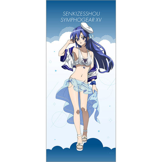 Senki Zesshou Symphogear XV New Illustration Jumbo Wall Scroll (Tsubasa / Marine Sailor Swimsuit), Decorative Tapestries, animota