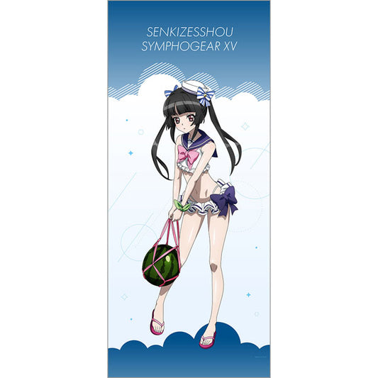 Senki Zesshou Symphogear XV New Illustration Jumbo Wall Scroll (Shirabe / Marine Sailor Swimsuit)