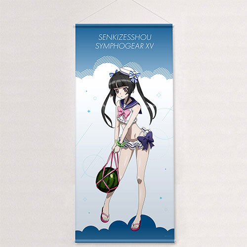 Senki Zesshou Symphogear XV New Illustration Jumbo Wall Scroll (Shirabe / Marine Sailor Swimsuit)