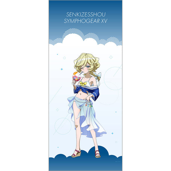 Senki Zesshou Symphogear XV New Illustration Jumbo Wall Scroll (Carol / Marine Sailor Swimsuit)