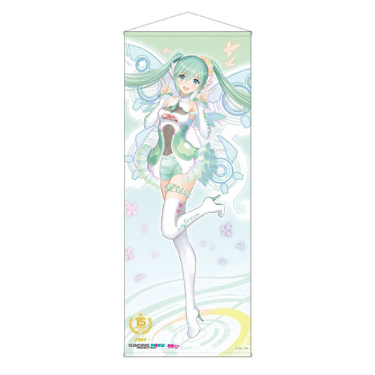 Hatsune Miku GT Project 15th Anniversary Life-size Wall Scroll 2017Ver., Decorative Tapestries, animota