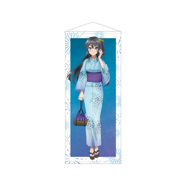 Rascal Does Not Dream of a Sister Venturing Out New Illustration Mai Sakurajima Yukata ver. Life-size Wall Scroll