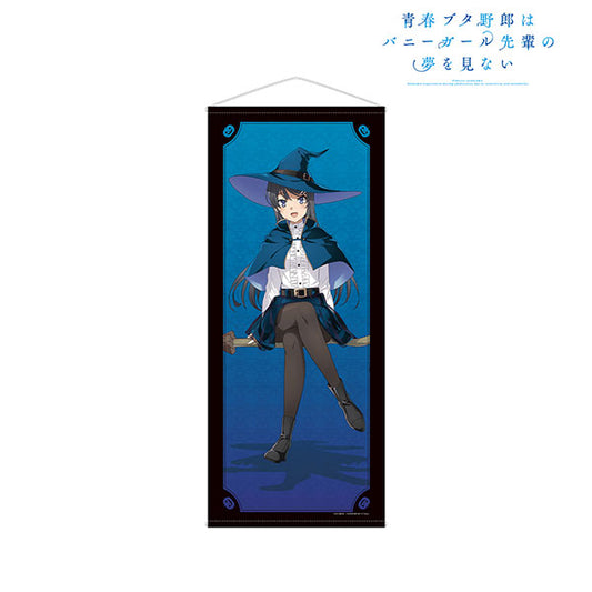 Rascal Does Not Dream of Bunny Girl Senpai Mai Sakurajima Halloween 2023 Life-size Wall Scroll, Decorative Tapestries, animota