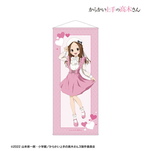 Teasing Master Takagi-san New Illustration Takagi-san Pink Girly Fashion ver. Life-size Wall Scroll, Decorative Tapestries, animota