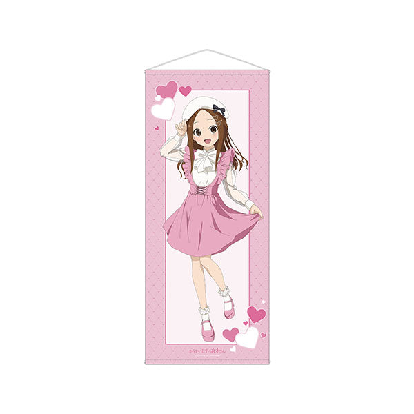 Teasing Master Takagi-san New Illustration Takagi-san Pink Girly Fashion ver. Life-size Wall Scroll, Decorative Tapestries, animota
