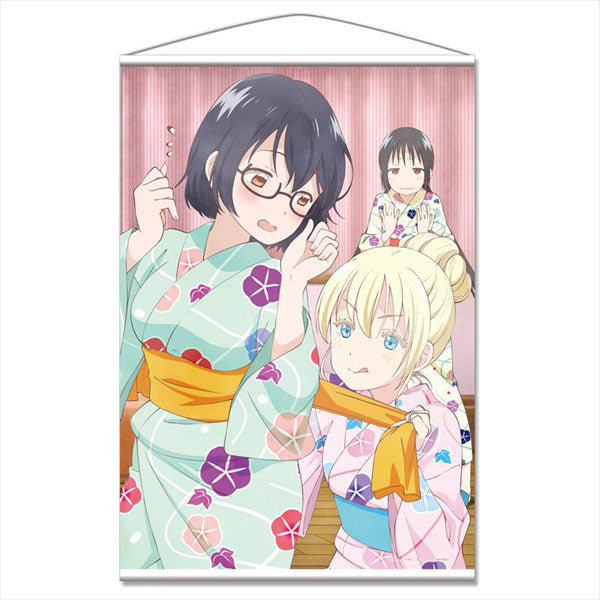 Asobi Asobase B2 Wall Scroll B [Yukata], Decorative Tapestries, animota