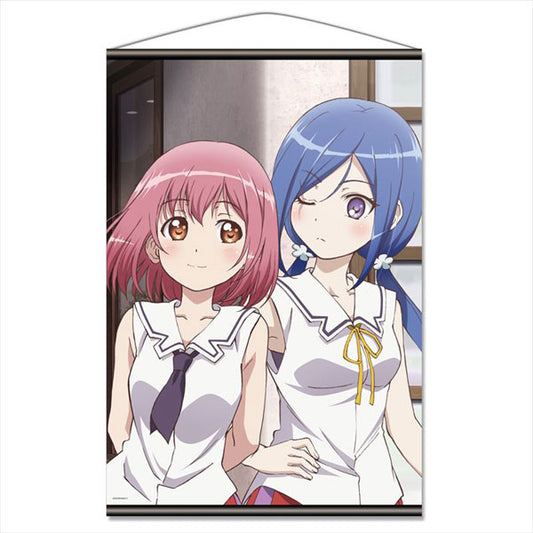 RELEASE THE SPYCE B2 Wall Scroll B [Momo Minamoto & Yuki Hanzoumon], Decorative Tapestries, animota