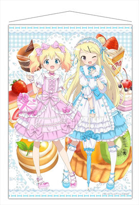 Kiniro Mosaic Pretty Days - B2 Wall Scroll: New Illustration [Alice & Karen], Decorative Tapestries, animota