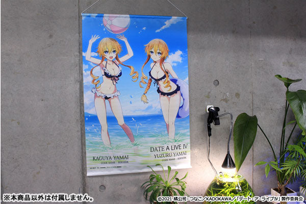 Date A Live IV B2 Wall Scroll Kaguya Yamai / Yuzuru Yamai, Decorative Tapestries, animota