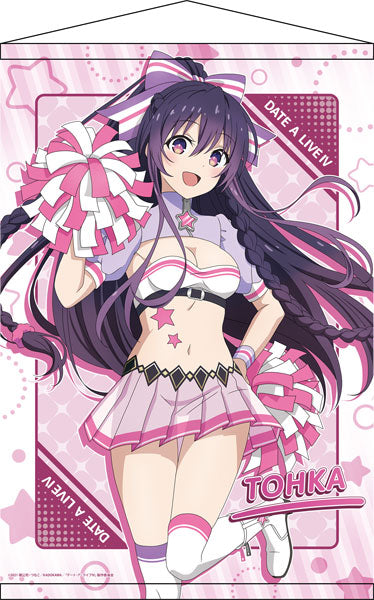 Date A Live IV New Illustration B2 Wall Scroll Tohka Yatogami Cheerleader, Decorative Tapestries, animota