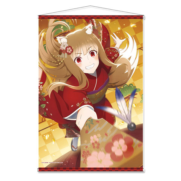 Spice and Wolf B2 Wall Scroll New Year, Decorative Tapestries, animota