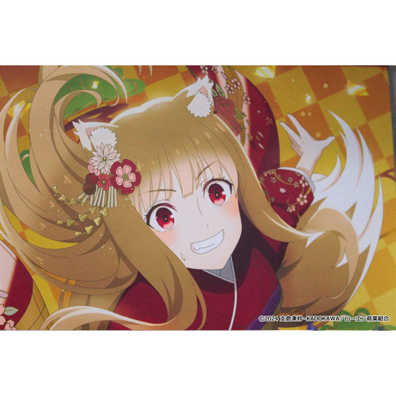 Spice and Wolf B2 Wall Scroll New Year, Decorative Tapestries, animota